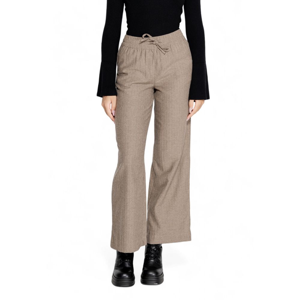 Jacqueline De Yong Braune Baumwolljeans & Hose