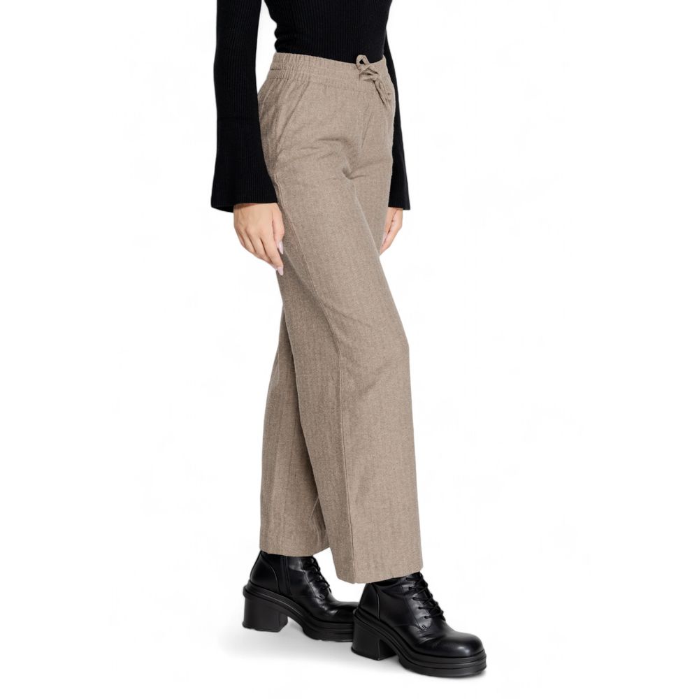 Jacqueline De Yong Braune Baumwolljeans & Hose