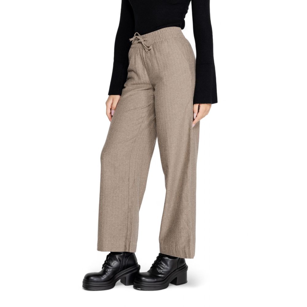 Jacqueline De Yong Braune Baumwolljeans & Hose