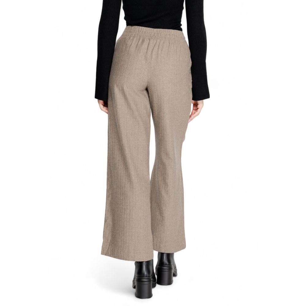 Jacqueline De Yong Braune Baumwolljeans & Hose