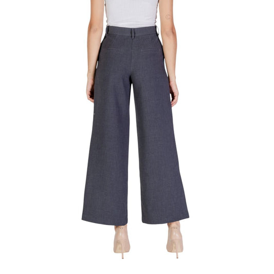 Jacqueline De Yong Graue Polyester Jeans & Hose