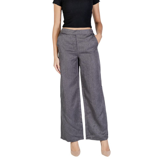 Jacqueline De Yong Graue Polyester Jeans & Hose