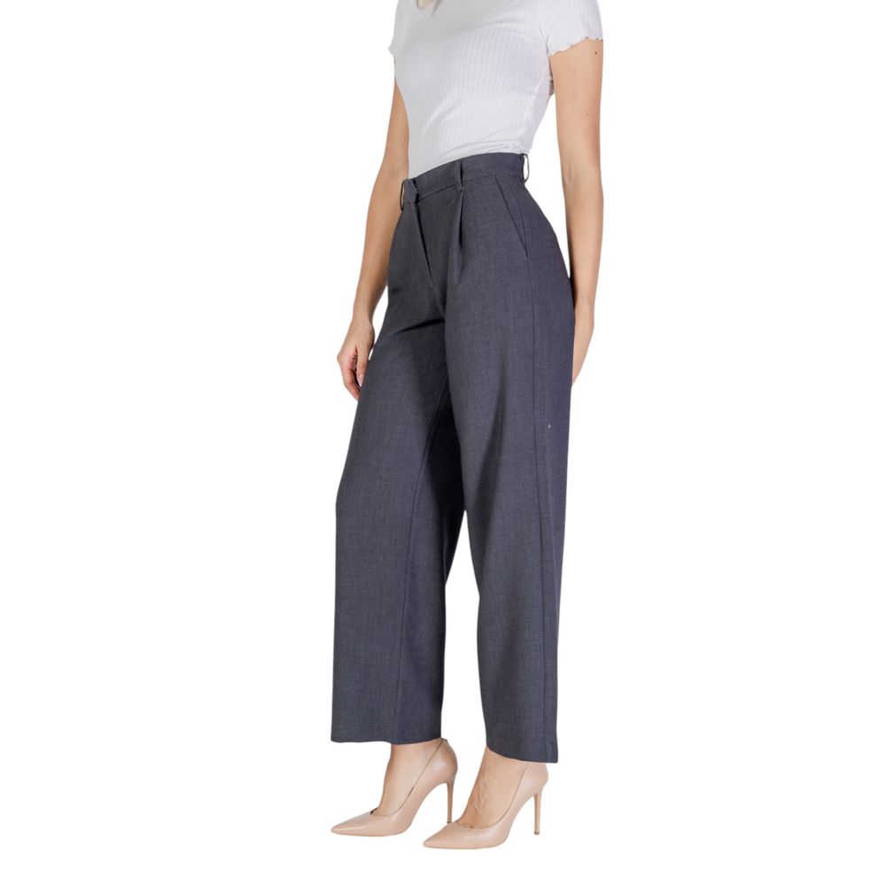 Jacqueline De Yong Graue Polyester Jeans & Hose