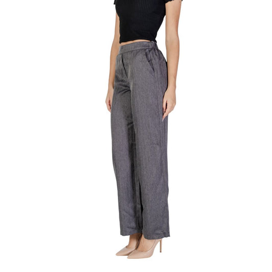 Jacqueline De Yong Graue Polyester Jeans & Hose