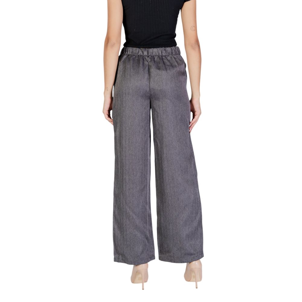 Jacqueline De Yong Graue Polyester Jeans & Hose