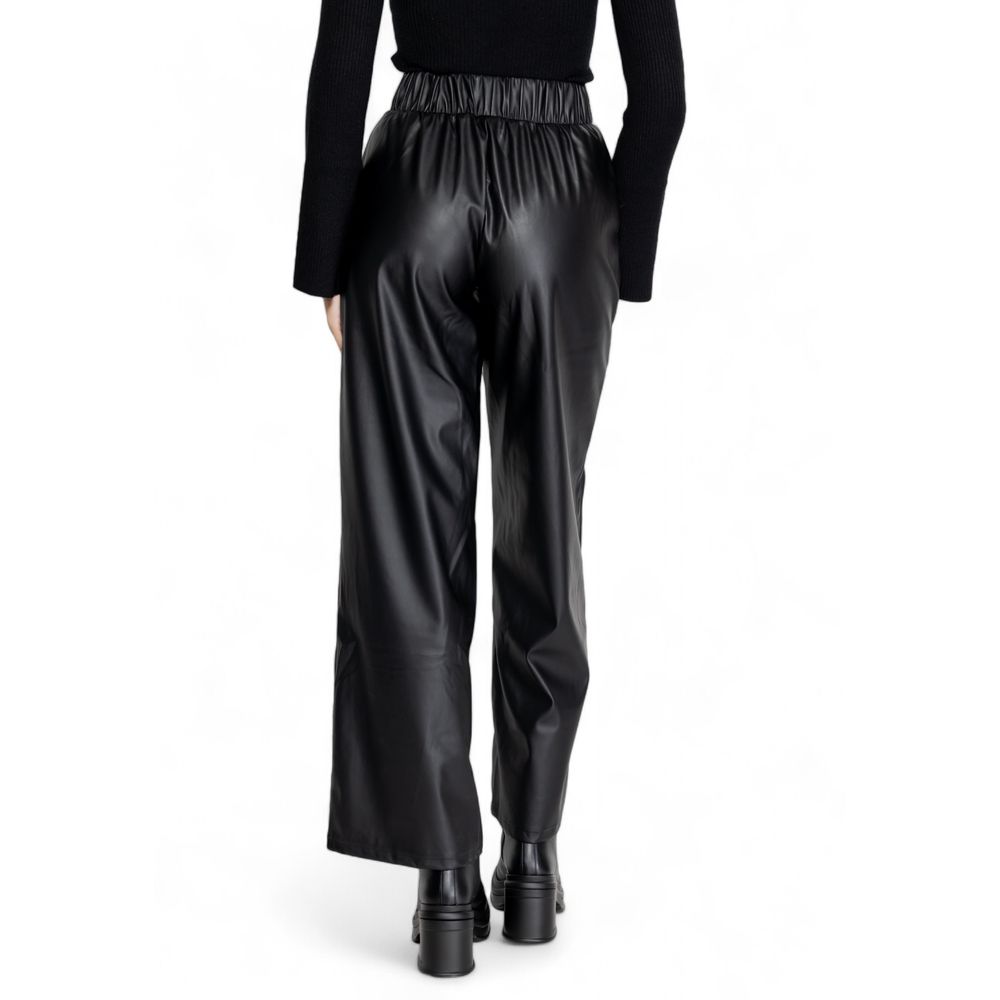 Jacqueline De Yong Schwarze Polyester Jeans & Hose