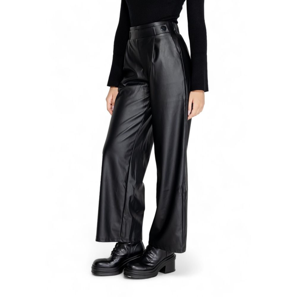 Jacqueline De Yong Schwarze Polyester Jeans & Hose