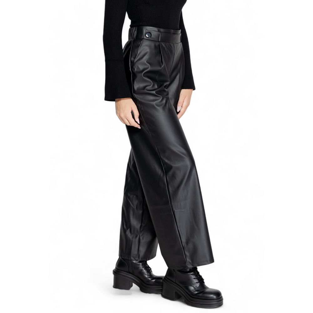 Jacqueline De Yong Schwarze Polyester Jeans & Hose