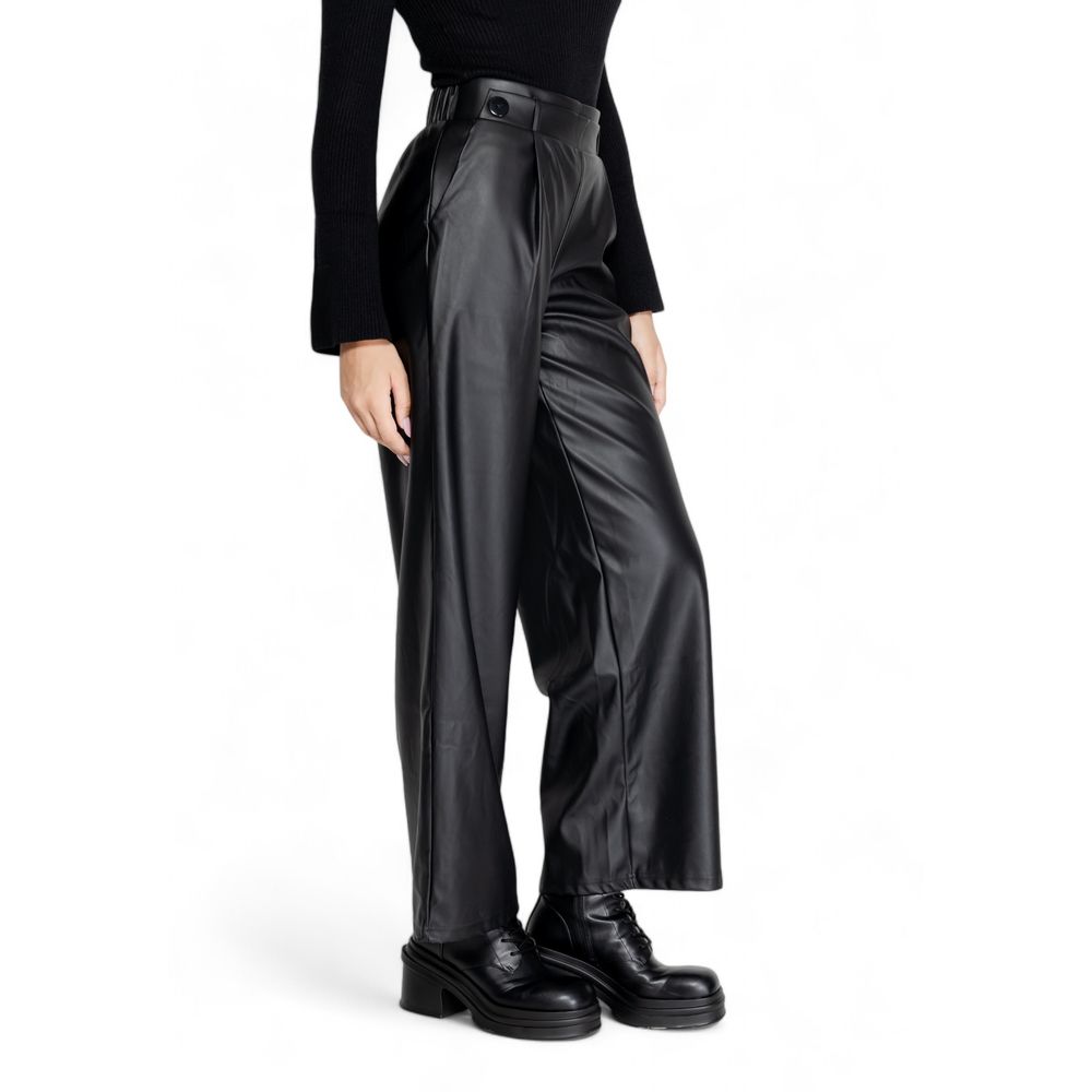 Jacqueline De Yong Schwarze Polyester Jeans & Hose