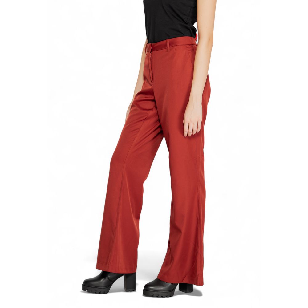 Vero Moda Rote Polyester Jeans & Hose