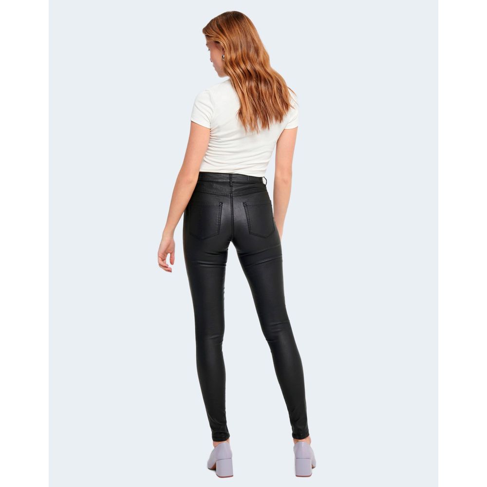 Only Schwarze Viskose Jeans & Hose