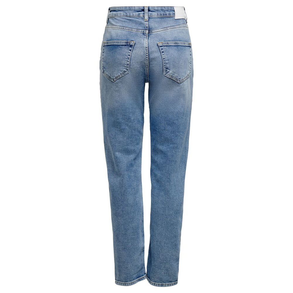 Only Hellblaue Baumwolljeans & Hose