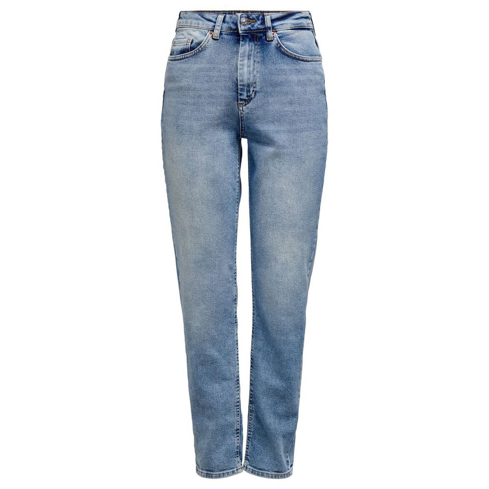 Only Hellblaue Baumwolljeans & Hose