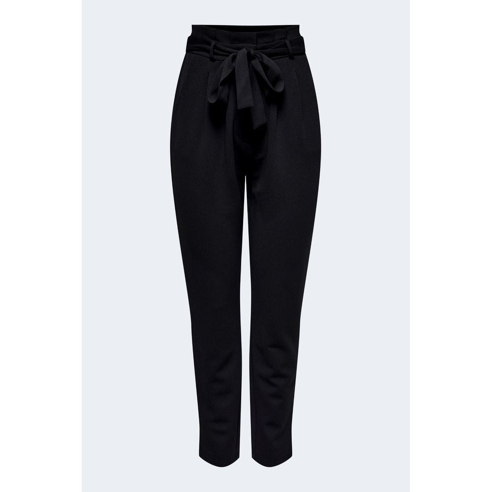 Jacqueline De Yong Schwarze Polyester Jeans & Hose