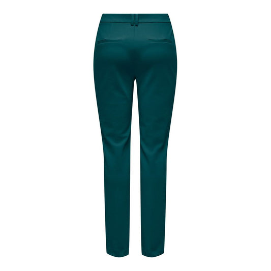 Only Grüne Polyester Jeans & Hose