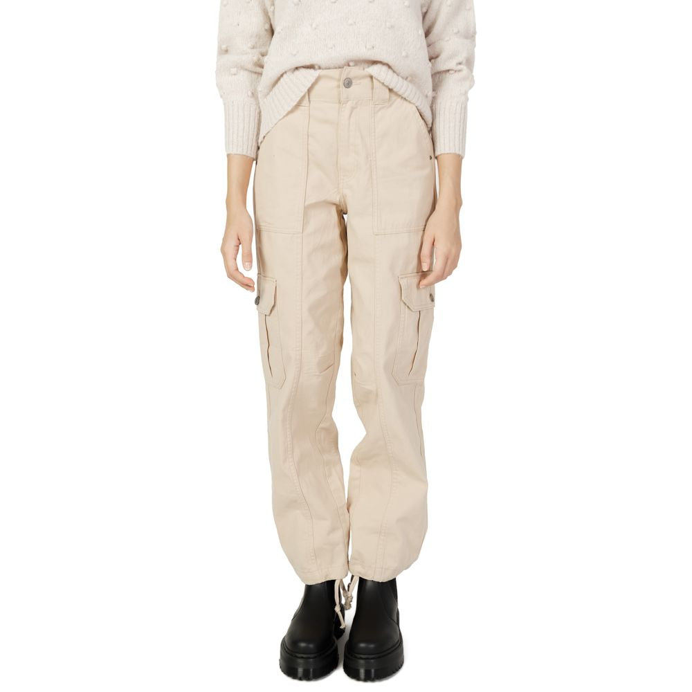 Only Beige Baumwolljeans & Hose