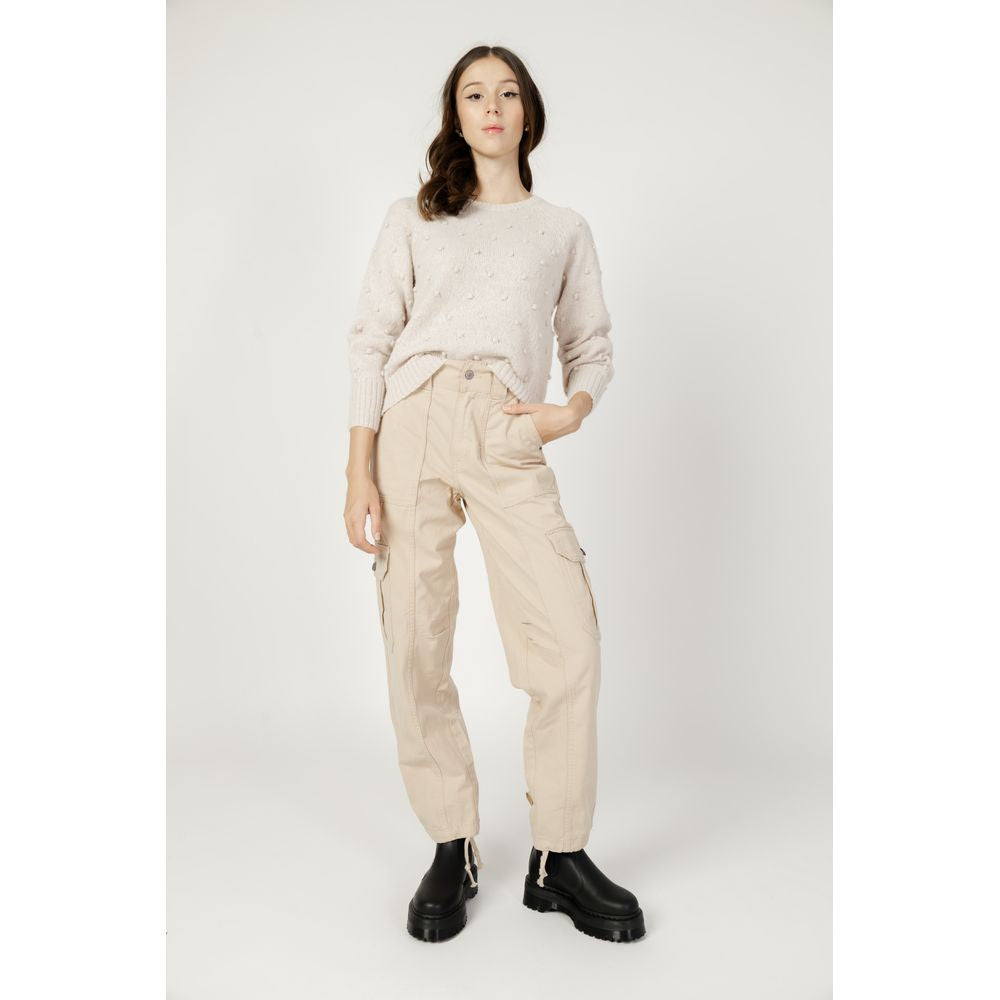 Only Beige Baumwolljeans & Hose