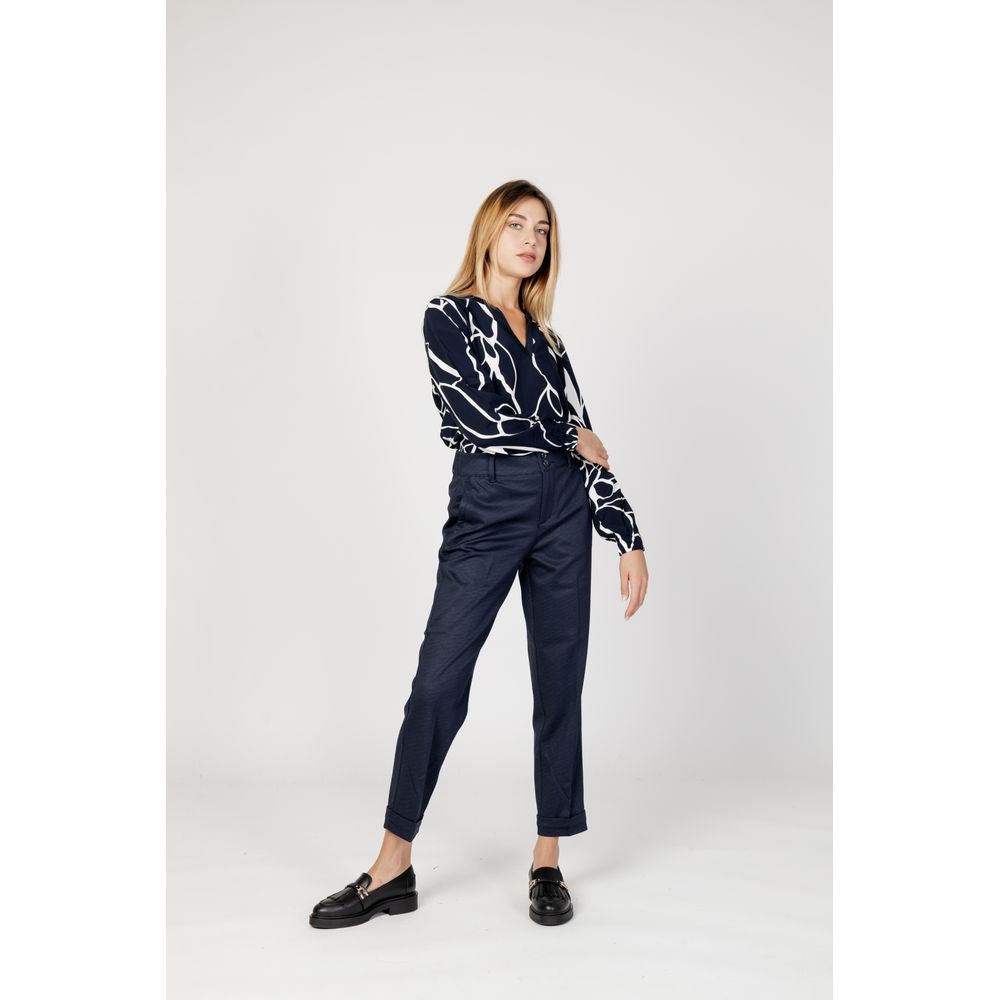 Street One Blaue Viskose Jeans & Hose