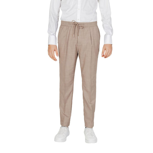 Antony Morato Beige Polyester Jeans & Hose