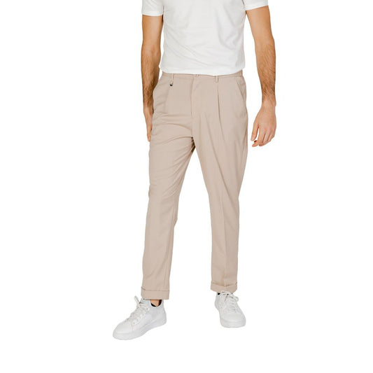 Antony Morato Beige Polyester Jeans & Hose