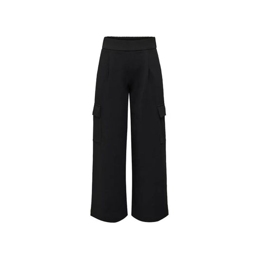 Jacqueline De Yong Schwarze Polyester Jeans & Hose