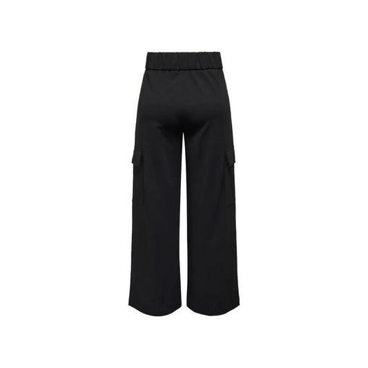 Jacqueline De Yong Schwarze Polyester Jeans & Hose