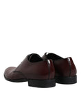 Bild in Galerie-Betrachter laden, Dolce & Gabbana Brown Leather Derby Formal Men Dress Shoes
