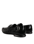 Bild in Galerie-Betrachter laden, Dolce & Gabbana Black Embellished Derby Monk Strap Shoes
