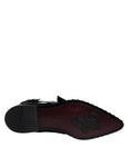 Bild in Galerie-Betrachter laden, Dolce & Gabbana Black Embellished Derby Monk Strap Shoes
