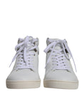 Bild in Galerie-Betrachter laden, Dolce & Gabbana White Leather Mid Top Men Sneakers Shoes
