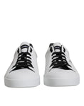 Bild in Galerie-Betrachter laden, Dolce & Gabbana White Leather Logo Portofino Sneakers Shoes
