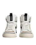 Bild in Galerie-Betrachter laden, Dolce & Gabbana White Leather High Top Men Sneakers Shoes
