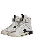 Bild in Galerie-Betrachter laden, Dolce & Gabbana White Leather High Top Men Sneakers Shoes
