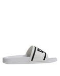 Bild in Galerie-Betrachter laden, Dolce & Gabbana White Rubber Slides Sandals Beachwear Shoes
