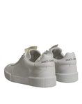 Bild in Galerie-Betrachter laden, Dolce & Gabbana White Miami Leather Low Top Sneakers Shoes
