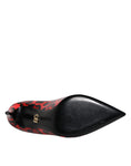 Load image into Gallery viewer, Dolce & Gabbana Red Leopard Leather Stiletto High Heels Pumps Shoes
