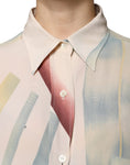 Bild in Galerie-Betrachter laden, Etro Beige Printed Collared Buttoned Long Sleeves Blouse Top
