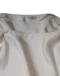 Bild in Galerie-Betrachter laden, Brunello Cucinelli Beige Silk Ascot Collared Long Sleeves Top
