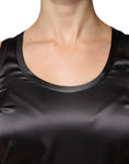 Bild in Galerie-Betrachter laden, Brunello Cucinelli Black Silk Blend Sleeveless Tank Top
