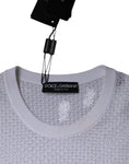 Load image into Gallery viewer, Dolce & Gabbana White Mesh See Through Long Sleeves Top
