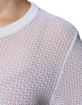 Load image into Gallery viewer, Dolce & Gabbana White Mesh See Through Long Sleeves Top
