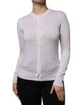 Load image into Gallery viewer, Dolce & Gabbana White Cashmere Button Down Cardigan Sweater
