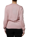 Load image into Gallery viewer, Dolce & Gabbana Pink Wool Knit Button Down Cardigan Sweater
