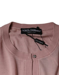 Load image into Gallery viewer, Dolce & Gabbana Pink Wool Knit Button Down Cardigan Sweater
