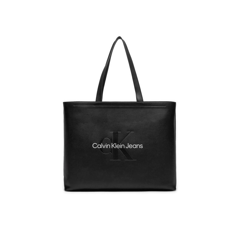 Calvin Klein Jeans Schwarze Polyethylen-Handtasche