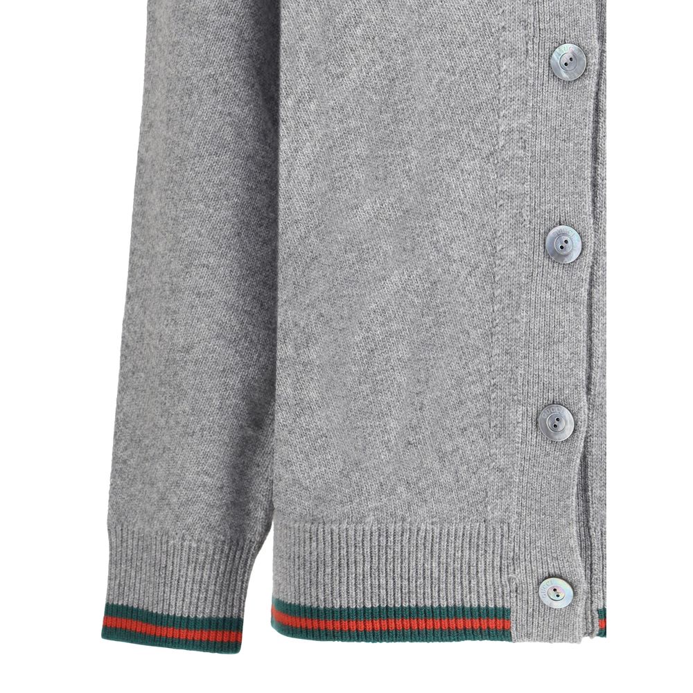 Gucci Strickjacke mit V-Ausschnitt