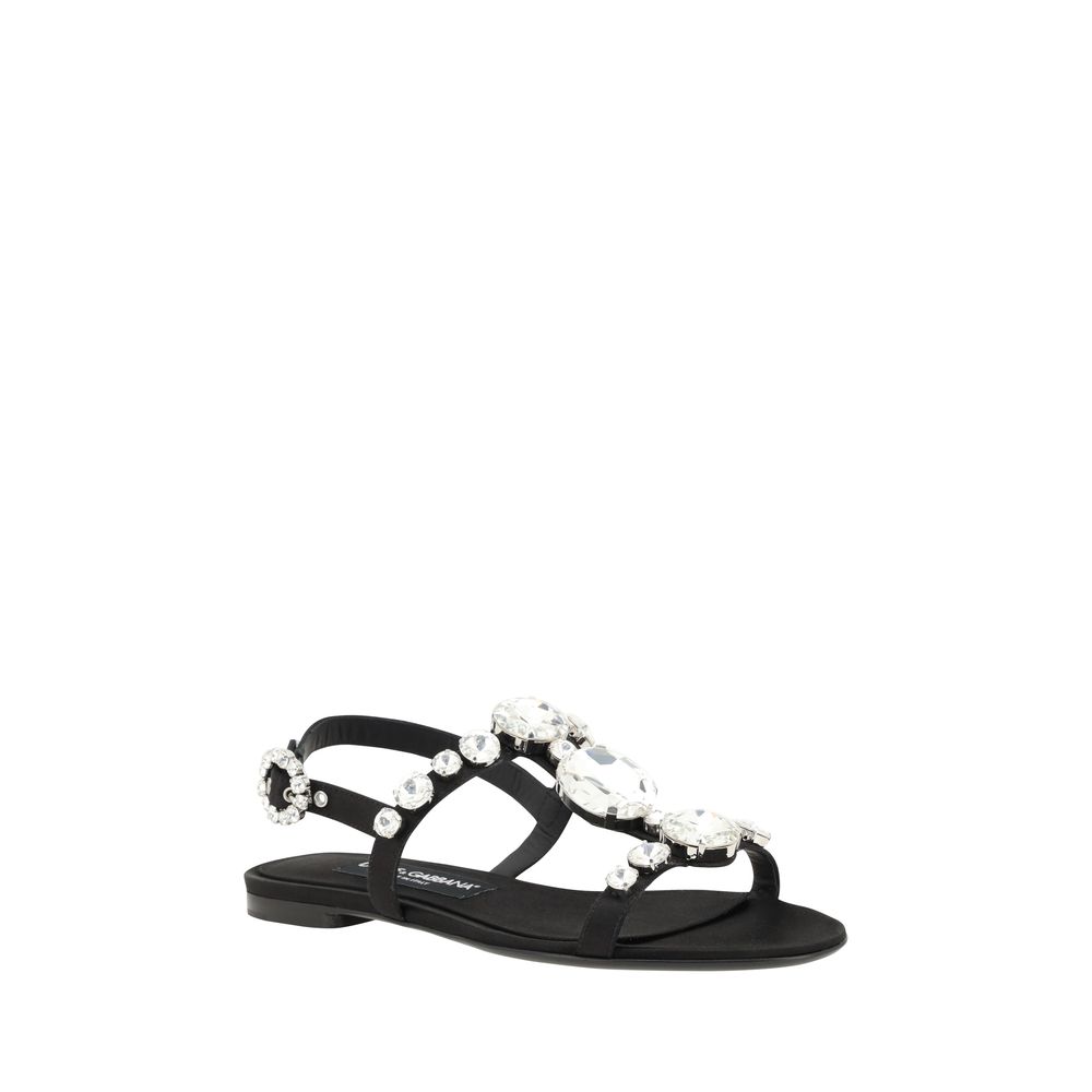 Dolce & Gabbana Juwelenbesetzte Sandalen