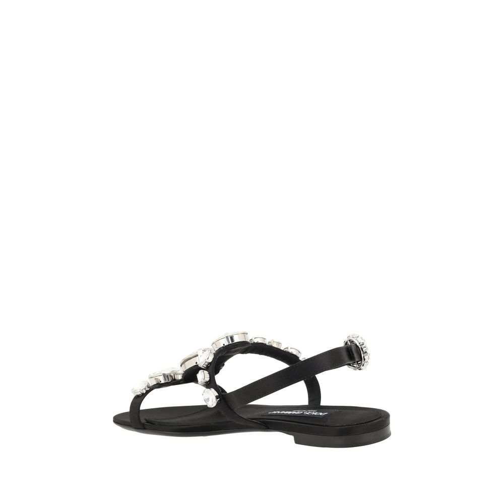 Dolce & Gabbana Juwelenbesetzte Sandalen