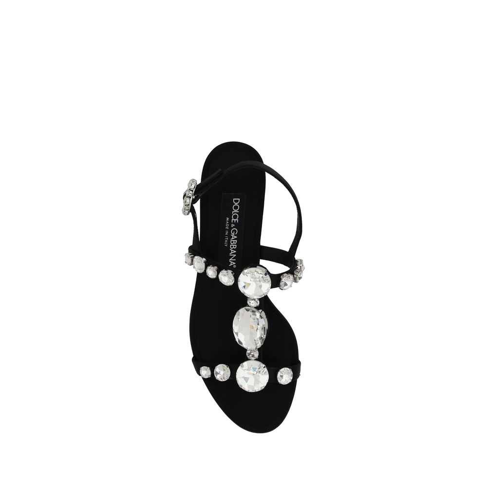 Dolce & Gabbana Juwelenbesetzte Sandalen