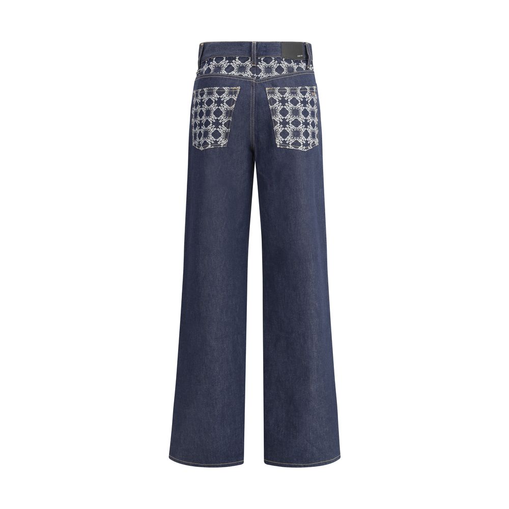 Amiri Jeans mit weitem Bein